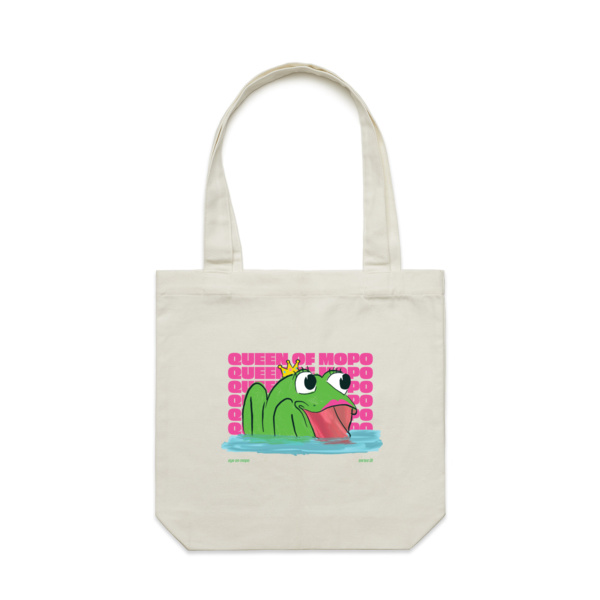 The Queen of Mopo Tote Bag (Light) Thumbnail