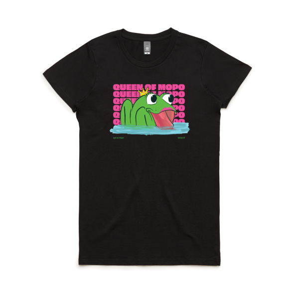 The Queen of Mopo T-Shirt (Dark) (Femme Fit)  Thumbnail